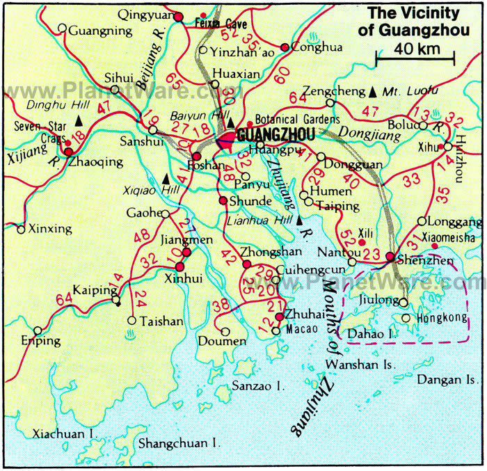 guangzhou city carte